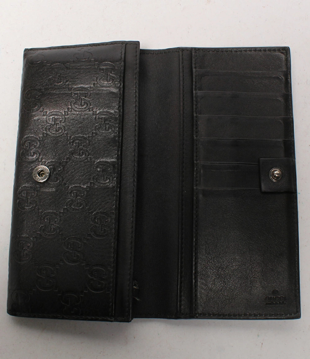 Gucci Wallet Long Bi fold Black